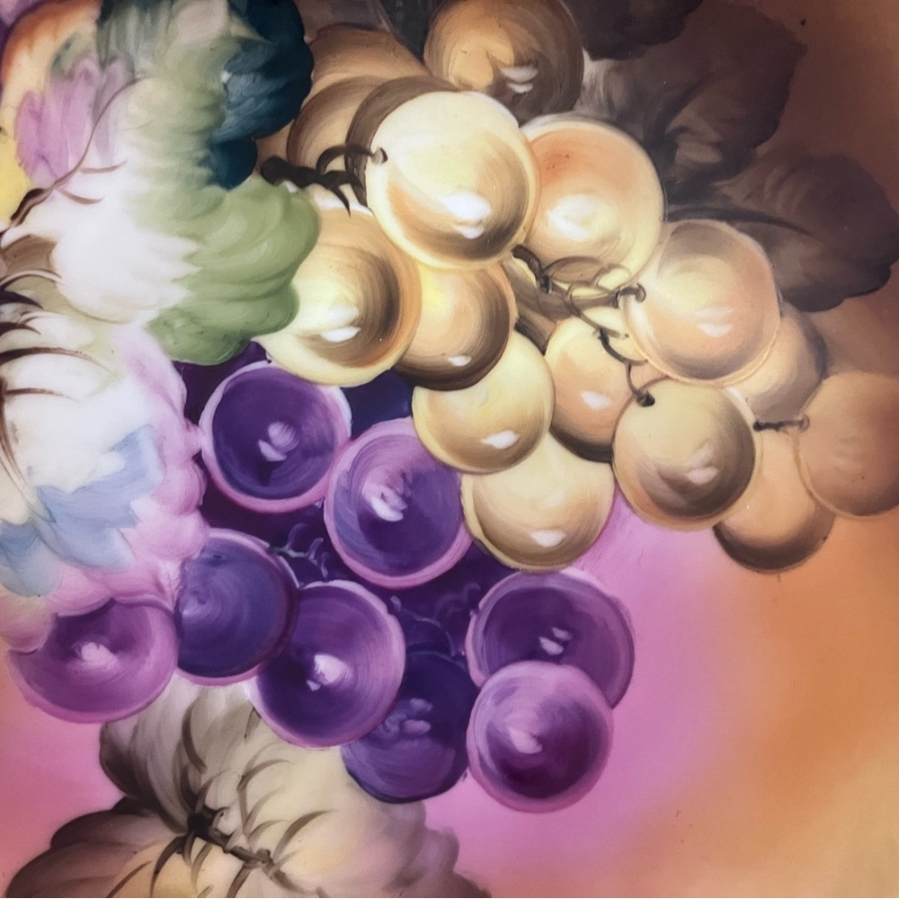 beautiful decorative plate hand painted